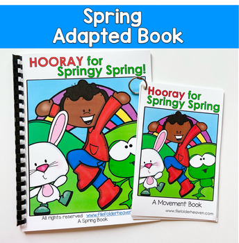 Spring Adapted Book with Movement | Hooray for Springy Spring | Pre-K SPED