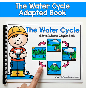 The Water Cycle Adapted Book And Activities | Science | SPED Autism