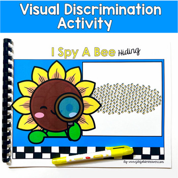 Visual Discrimination Activity Bee | I Spy Visual Scanning | SLP SPED Autism OT