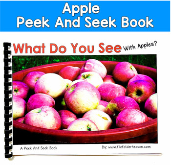 Apples Adapted Book | Inferencing & Core Words | Real Photos SLP SPED Autism