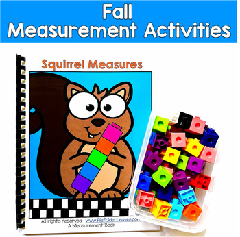 Fall Measurement | Non-Standard Units Snap Cubes | Math PreK SPED Autism Center