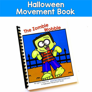 Halloween Adapted Song Book & Movement | Gross Motor Brain Break | SLP SPED OT (