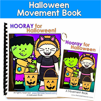 Halloween Adapted Book & Movement | Vocabulary Wh Questions Gross Motor | SLP