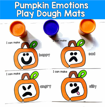 Pumpkin Emotions Play Dough Activity | Fall SEL | Fine Motor Special Education