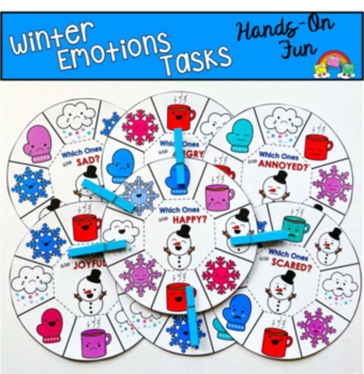 Winter Emotions Task Cards | Feelings & SEL Activities