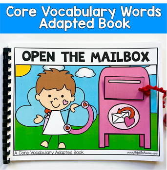 Core Words Adapted Book:  "Open The Mailbox," Core Word Open