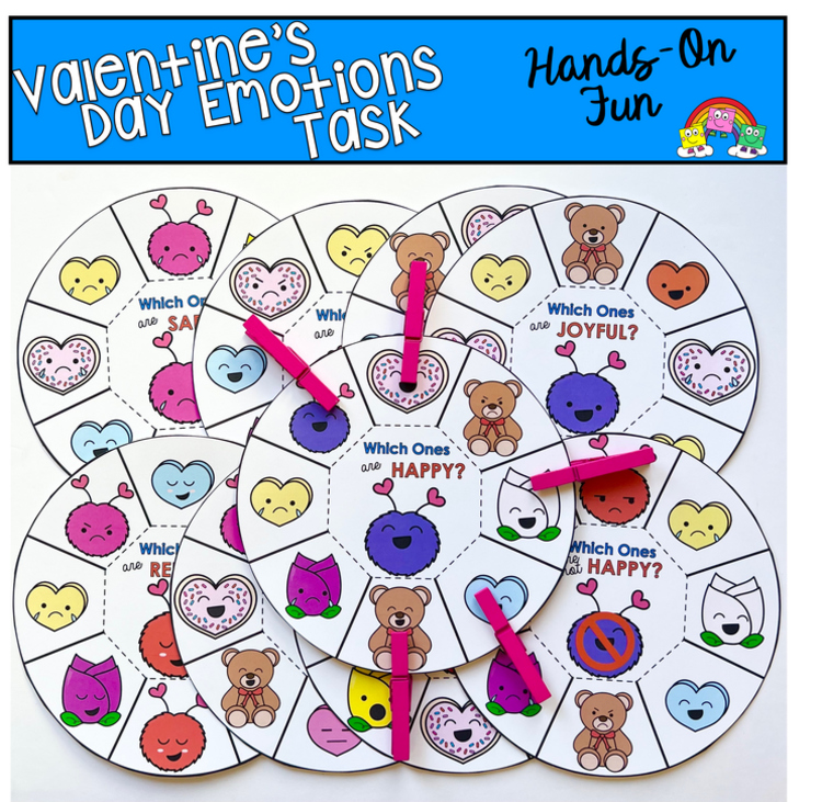 Valentine's Day Emotions Tasks