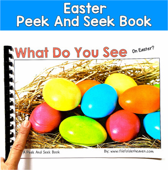 Easter Adapted Book | Inferencing & Core Words | Real Photos SLP SPED Autism
