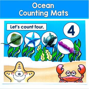 Ocean Counting Mats 1–10 | Math Centers | Ocean Counting Activity