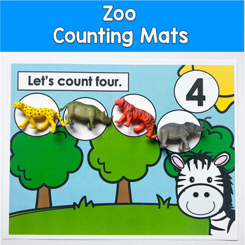 Zoo Counting Mats 1–10 | Math Centers | Zoo Counting Activity