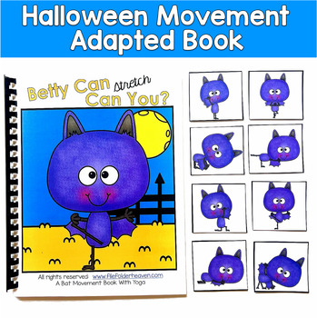 Halloween Movement Adapted Book | Brain Breaks Gross Motor | SPED Autism OT PreK