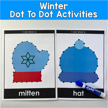 Winter Dot To Dot Fine Motor Activities