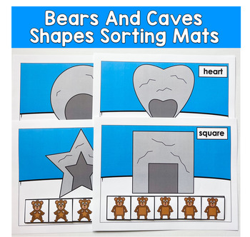 Bear Shapes Sorting Activities