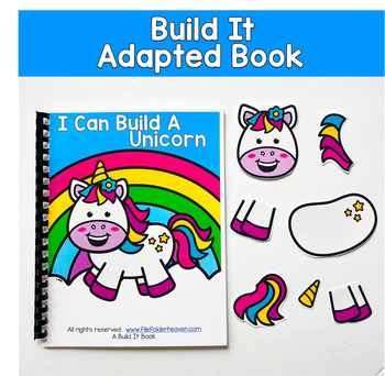 Build It Adapted Book For Following Directions: I Can Build A Unicorn