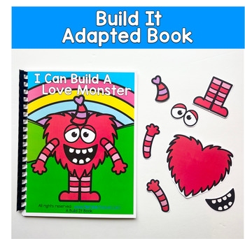 Build It Adapted Book For Following Directions:  I Can Build A Love Monster