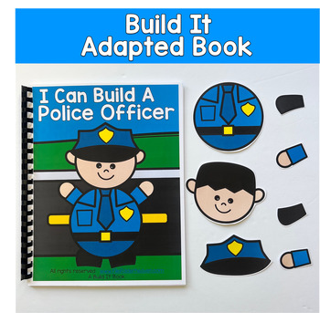 Build It Adapted Book For Following Directions: I Can Build A Police Officer