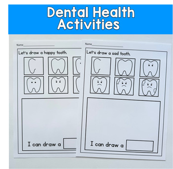 Dental Health Directed Drawing | February Art Activity | Special Education