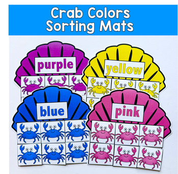 Crab Colors Sorting Mats