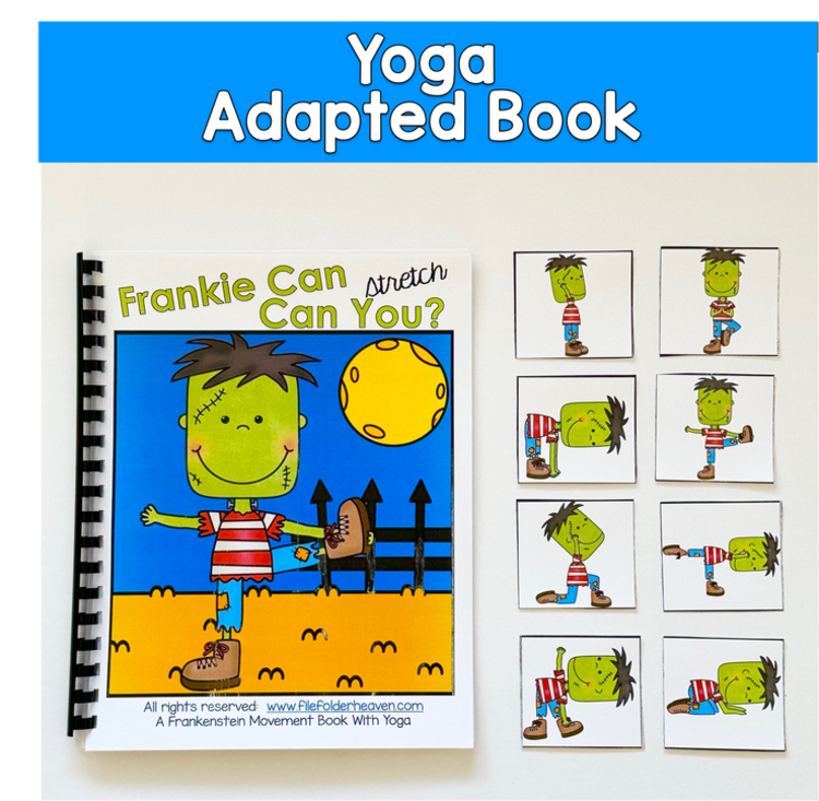 Frankenstein Yoga Adapted Book For Movement And Imitation Skills