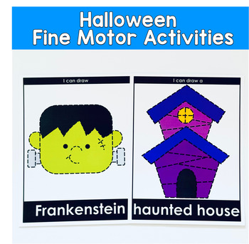 Halloween Tracing Activities, Fine Motor Activities For Centers And Morning Tubs
