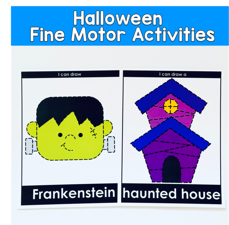 Halloween Tracing Activities, Fine Motor Activities For Centers And Morning Tubs