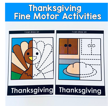 Thanksgiving Fine Motor Activities For Centers, Work Stations And Morning Tubs