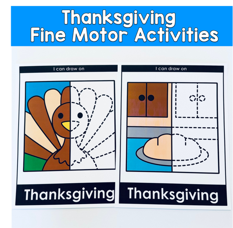 Thanksgiving Fine Motor Activities For Centers, Work Stations And Morning Tubs