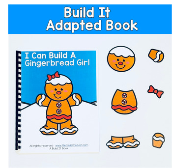 Build It Adapted Book For Following Directions:  I Can Build A Gingerbread Girl