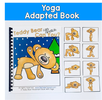 Teddy Bear Yoga Adapted Book | Movement & Imitation | Gross Motor Special Ed