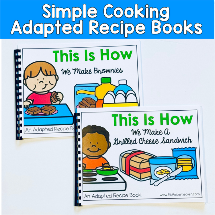 Visual Recipes Adapted Books Mini-Bundle: Grilled Cheese Sandwich And Brownies