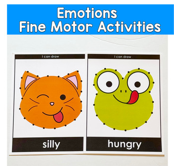 Emotions Dot To Dot Activities, Dot to Dot Activities For Centers