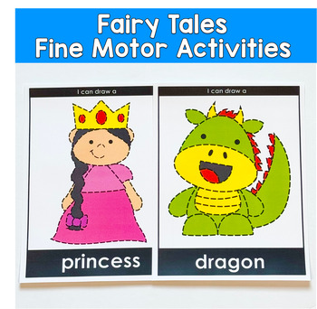 Fairy Tales Tracing Activities: Fine Motor Activities For Fairy Tales Themes