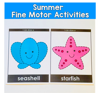 Summer Tracing Activities: Summer Activities For Fine Motor Centers
