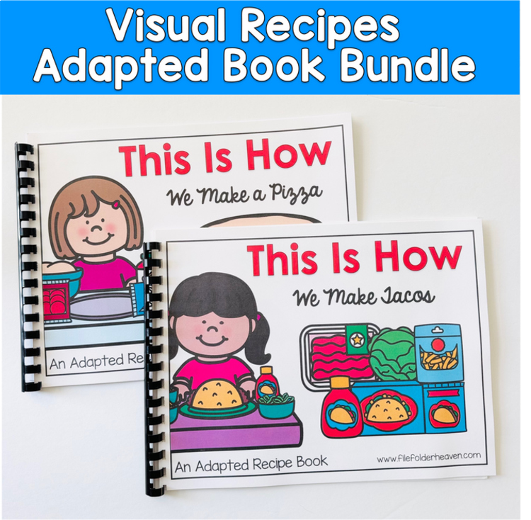 Visual Recipes Adapted Books Mini-Bundle: This Is How We Make Pizza And Tacos