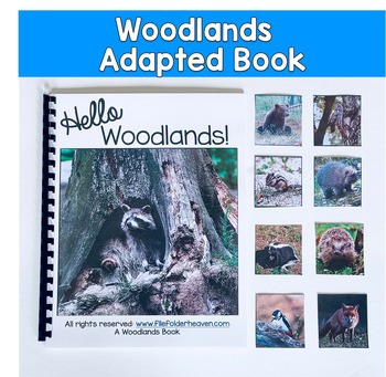 Woodlands Adapted Book With Real Photos:  Woodlands Vocab, Core Word: HELLO