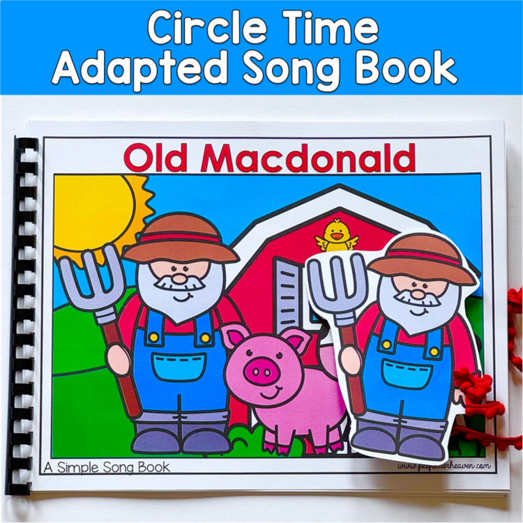 Old MacDonald Had a Farm Circle Time Adapted Book