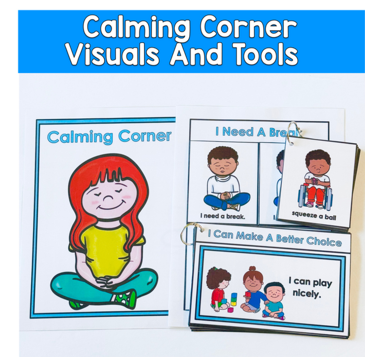 Calming Corner Visuals For ECSE, Pre-K and Special Education