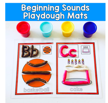 Alphabet Play Dough Mats For Fine Motor Centers And Morning Tubs