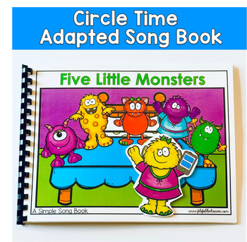 Five Little Monsters Jumping on the Bed | Circle Time Adapted Song Book