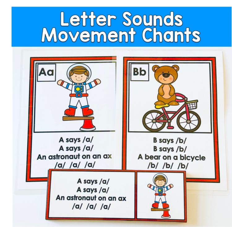 Multi-Sensory Phonics Chants Set 2 | Movement Alphabet | Special Education