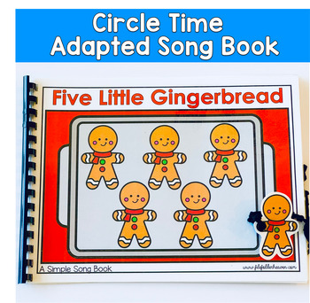 Five Little Gingerbread Counting Adapted Song Book for Circle Time