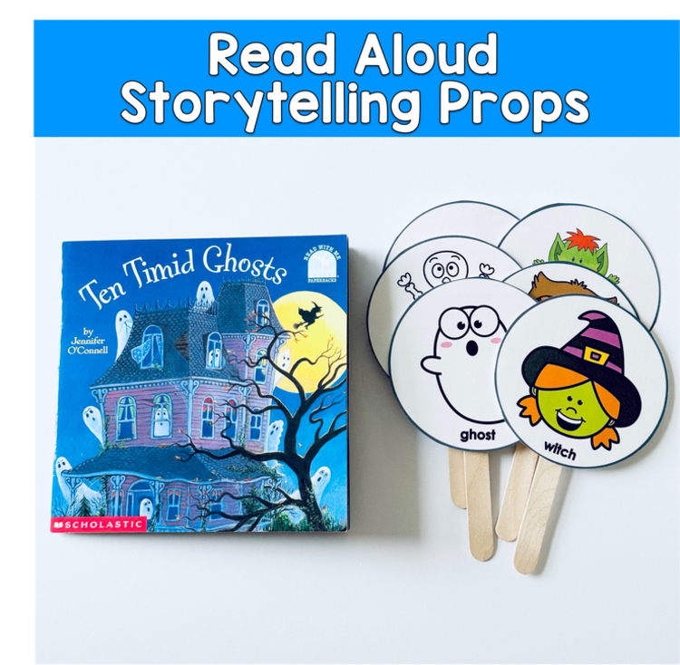Ten Timid Ghosts Interactive Storytelling Props And Visuals For Pre-K And ECSE