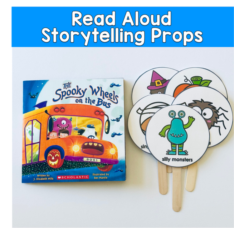 The Spooky Wheels On The Bus Interactive Storytelling Props And Visuals