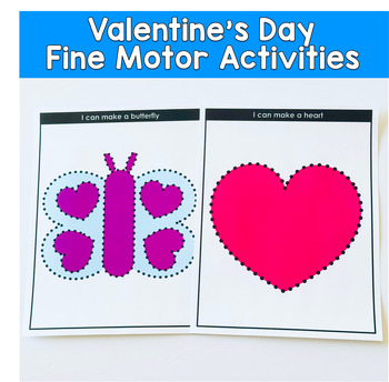 Valentine's Day Push Pin Activities | Fine Motor Pin Poke Centers | Pre-K