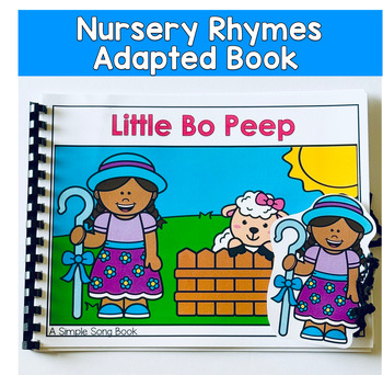 Little Bo Peep Adapted Book | Nursery Rhyme Circle Time | Autism, Pre-K, ECSE
