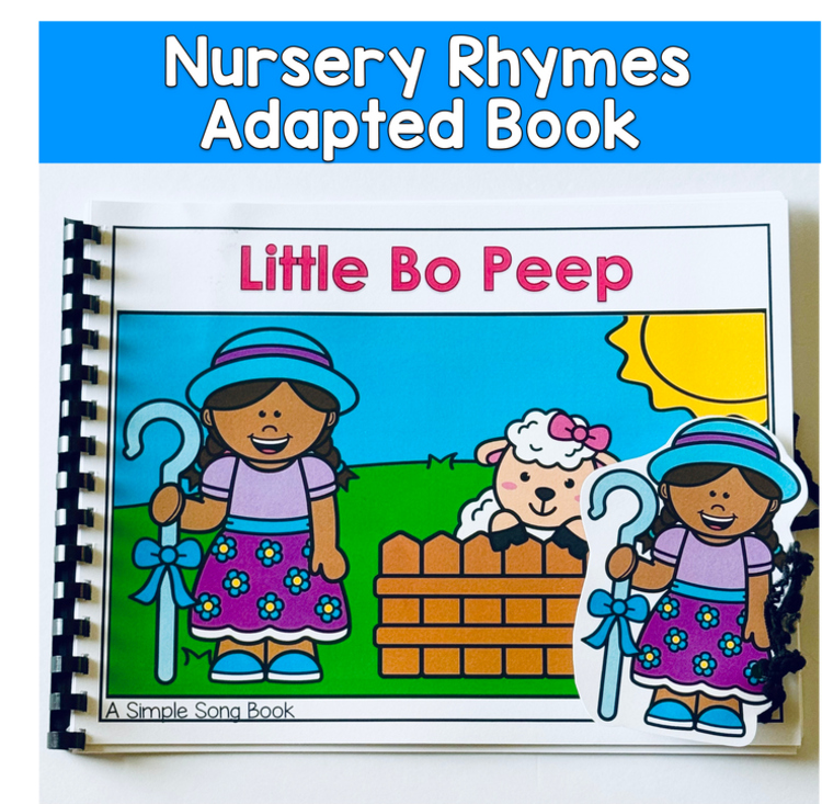 Little Bo Peep Adapted Book | Nursery Rhyme Circle Time | Autism, Pre-K, ECSE