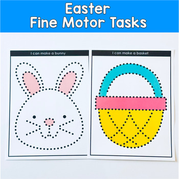Easter Push Pin Activities | Fine Motor Pin Poke Centers | Pre-K, ECSE, SPED, OT