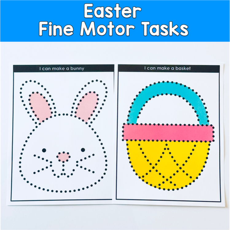 Easter Push Pin Activities | Fine Motor Pin Poke Centers | Pre-K, ECSE, SPED, OT