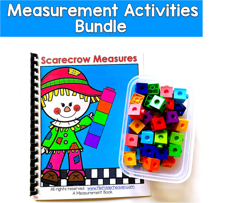 Measurement Activities Growing Bundle | Standard Non-Standard Math | SLP SPED