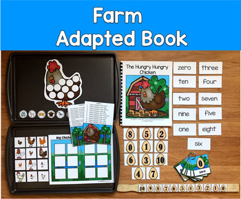 Farm Adapted Book | Counting 1–10 and Number Words | Hungry Hungry Chicken